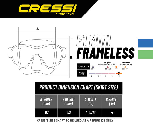 Cressi Mini Frameless Dive Mask