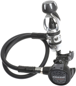Cressi AC2 Compact Scuba Diving Regulator | Piston 1st Stage, Compact 2nd Stage