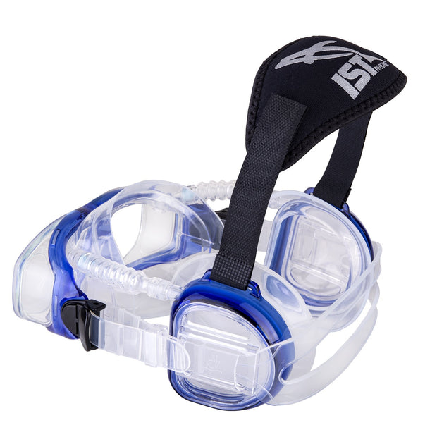 IST ProEar Dive Mask Twin Lens (Blue)