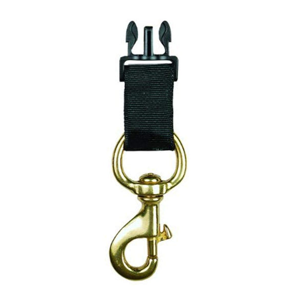 Gear Keeper AC0-0922 Quick Connect II Male Adapter with Brass Bolt Clip