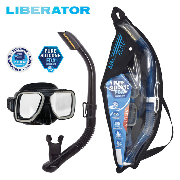 TUSA Sport Adult Liberator Mask and Snorkel Combo
