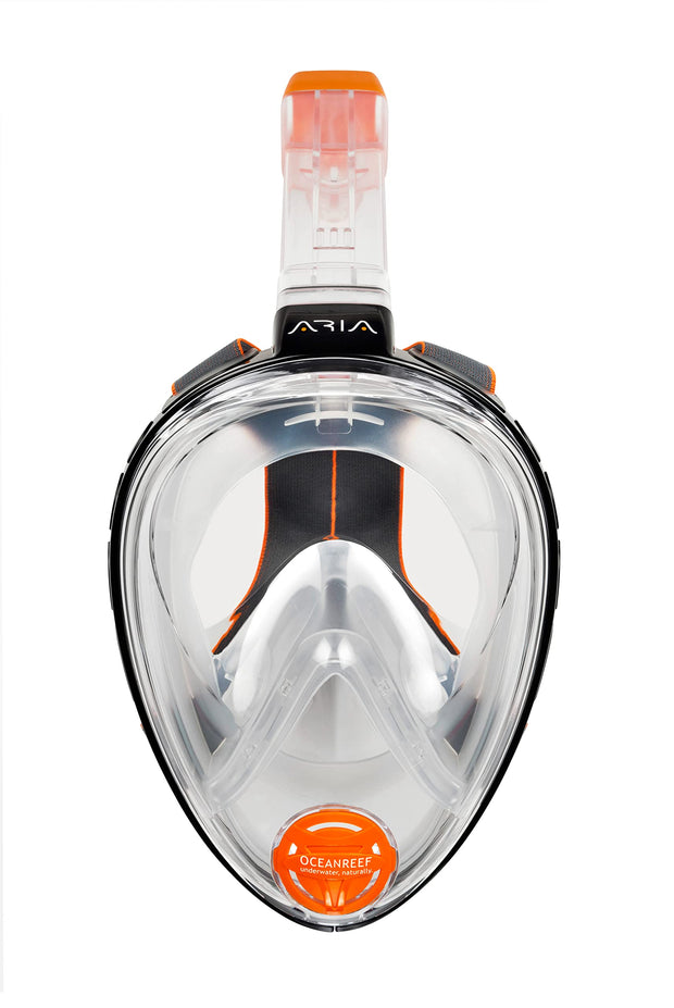 Ocean Reef Aria Classic Full Face Snorkel Mask(Black / Small - Medium)