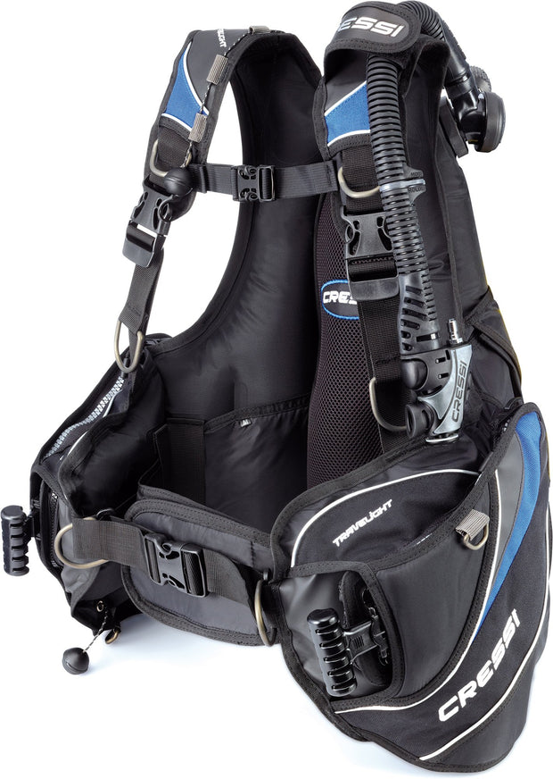 Cressi Travelight Lightweight BCD(Black/Blue / X-Small)