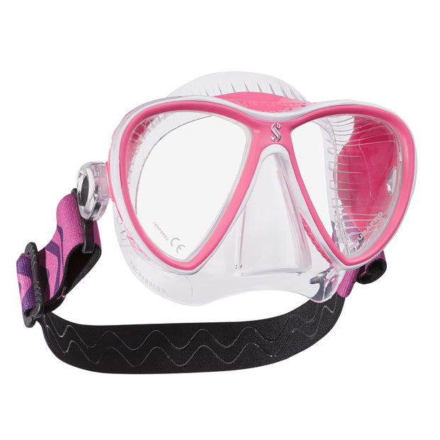 Scubapro Synergy 2 Twin Mask with Comfort Strap (Black / Silver)