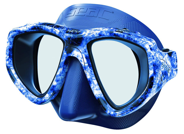 SEAC Motus Tris Freediving and Spearfishing Set - Motus Long Fins, One Diving Mask Jet Snorkel, Shoulder Bag Included