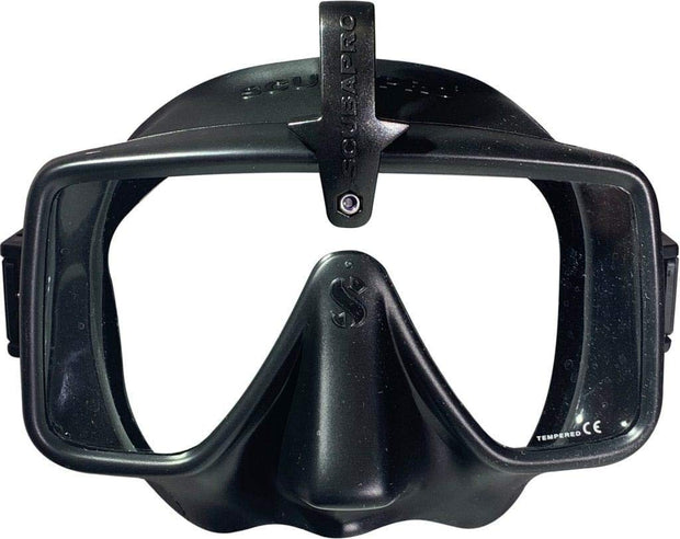 Scubapro Frameless Mask with Galileo HUD Adapter- Black
