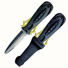 Aqualung Squeeze Lock Stainless Steel Knife