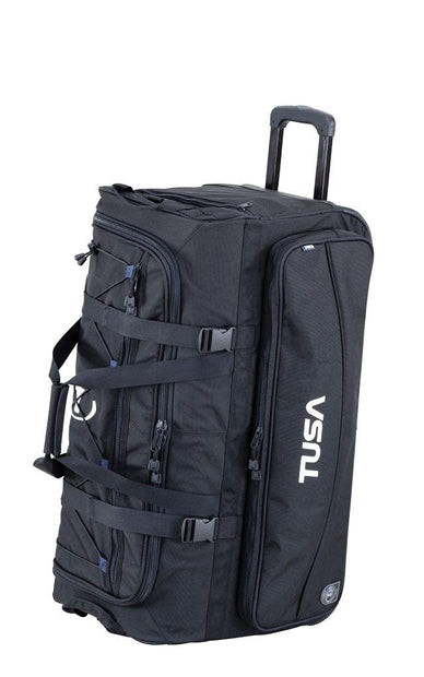 TUSA - Dive Gear Roller Duffle Bag in Black