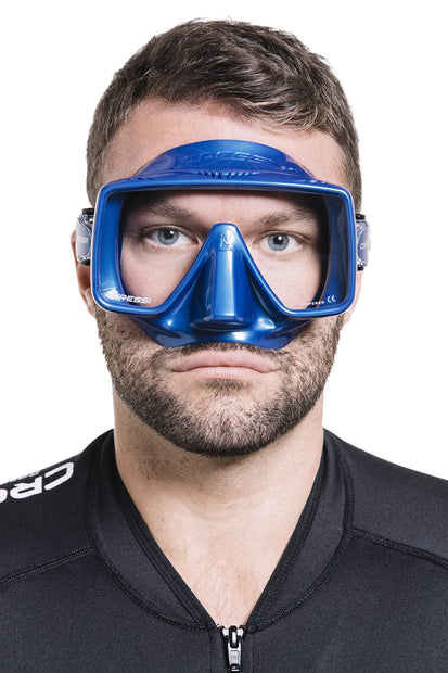 Cressi Frameless Adult Scuba Diving Mask: Wide Visibility, Silicone Skirt: SF1 : Quality Since 1946